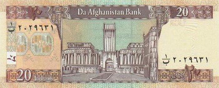 Afganistano valiuta: pinigų vieneto istorija. Įdomi informacija apie valiutą