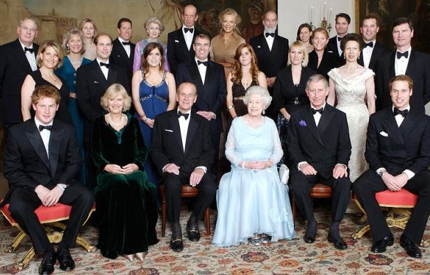  Didžiosios Britanijos karališkosios šeimos nariai
