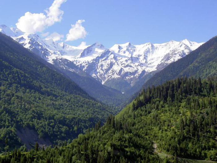 Geografinė padėtis Kaukazo kalnuose: aprašymas, nuotrauka