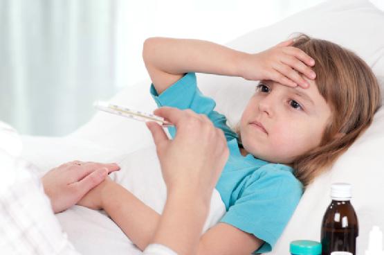 gripo simptomai vaikui